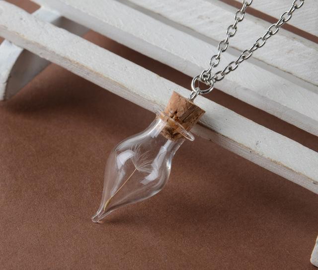 Wish Glass Bottle Necklace