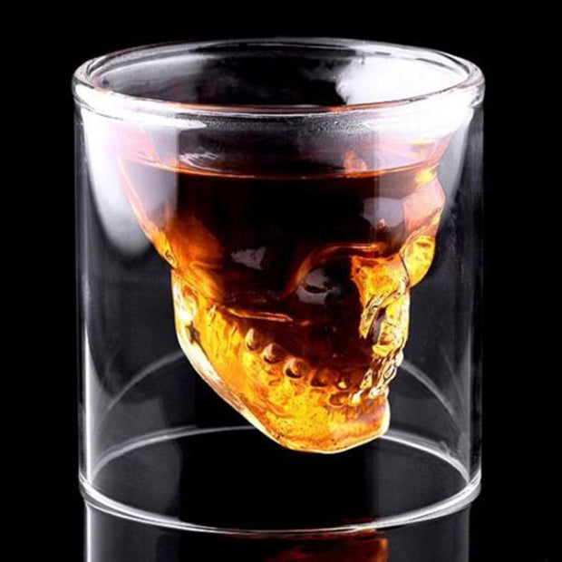 New Creative Designer Skull Head Shot Glass